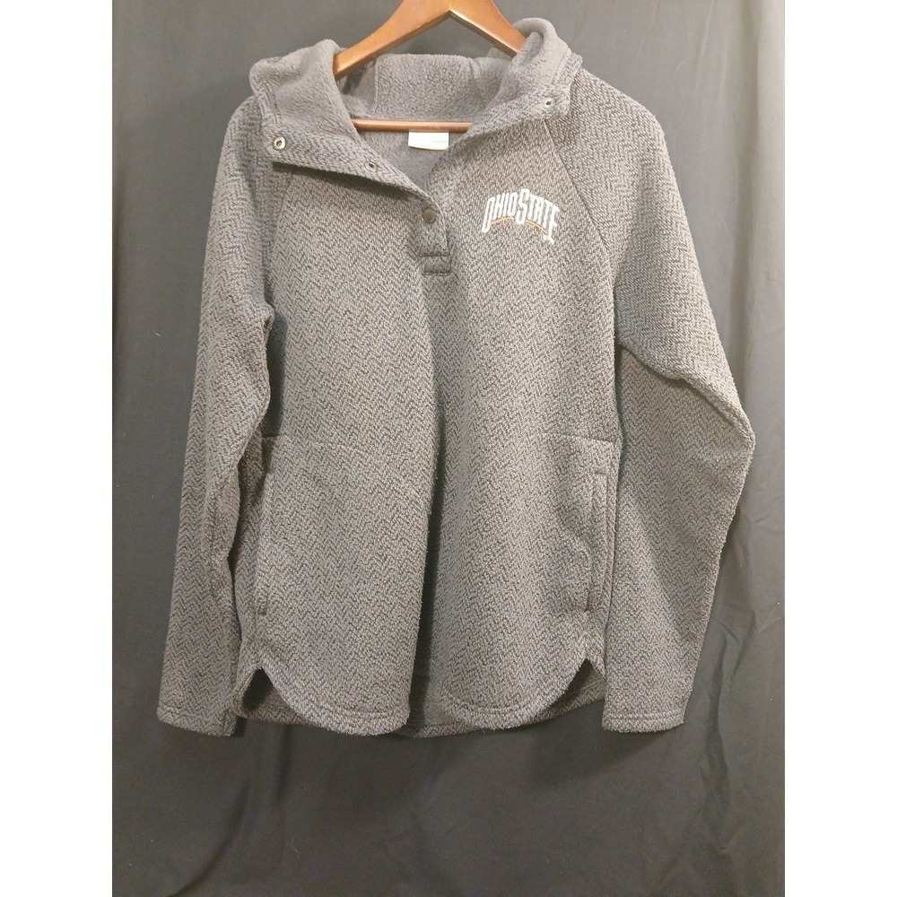 Women's Columbia Ohio State Buckeyes Polyester Pullover Size Large Hoodie